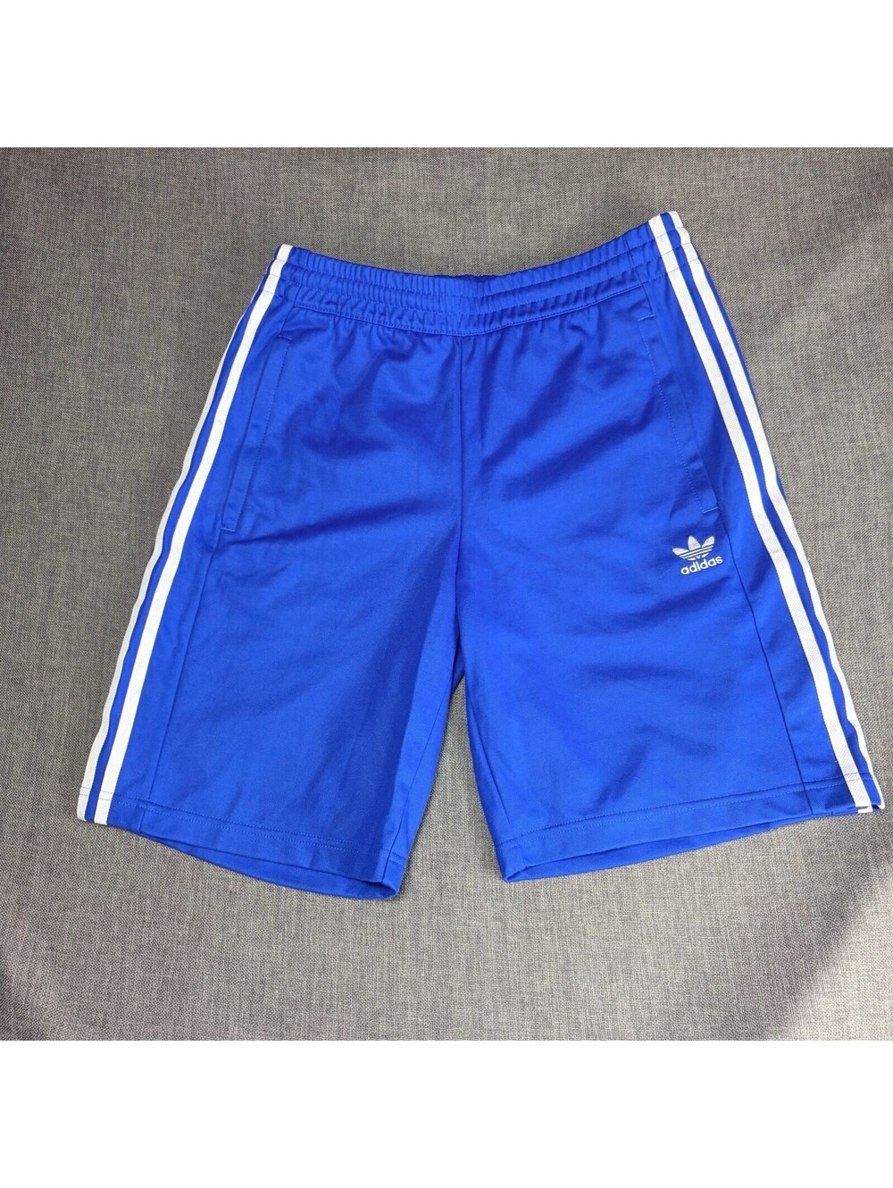 Adidas Originals Adibreak 3-Stripes Royal Blue Shorts with Trefoil Logo